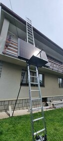 stavební výtah vrátek solární panely pokrývačský - 3
