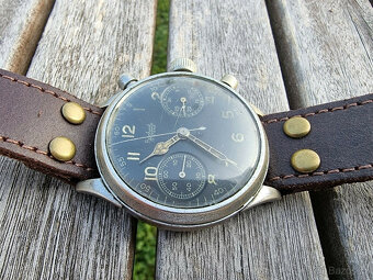 Pilotní hodinky Hanhart, chronograf se dvěma tlačítky, pilot - 3