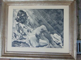 Obraz akt grafika - 3