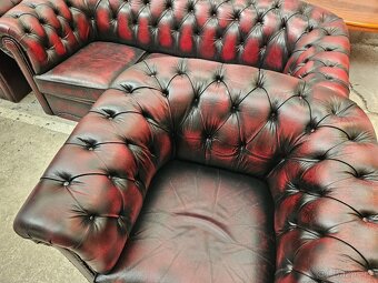 CHESTERFIELD ŠTÝL 3+1+1+UŠÁK KRESLO - 3