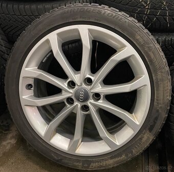 5x112 R18 7,5J ET39 Audi A4 + 225/45 R18 zimné - 3