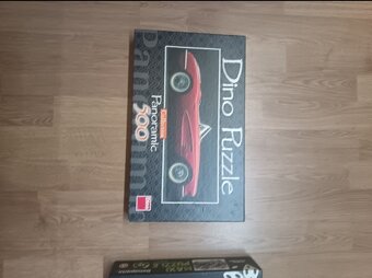 Sada puzzle – dinosauři + retro auto (kompletní balík) - 3