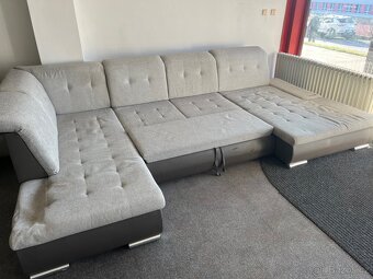 Rozkládací gauč s polohovacími opěrkami - 3