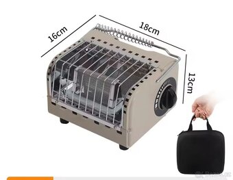 Plynová kamna topení 2v1 vařič - topení mini - 3