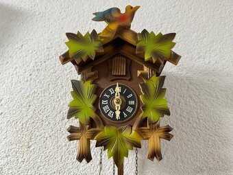 Dřevěné hodiny kukačky mechanické a plně funkční - 3