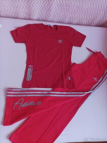 TRIČKO + tepláky ADIDAS v.152-158 dívčí - 3