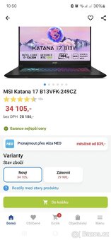 Herní msi laptop - 3