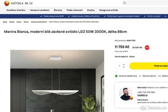 Designové luxusní světlo Mantra Bianca - 3