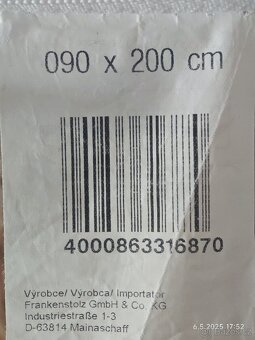 Až 2 Ks matrace meradiso 90x200 cm - 3