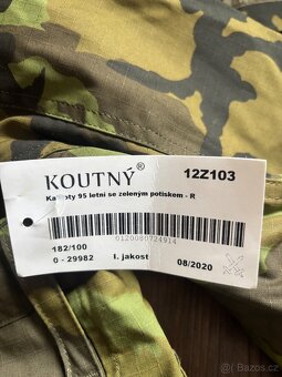 Kalhoty a blůza letní vzor 95 Ripstop - 3