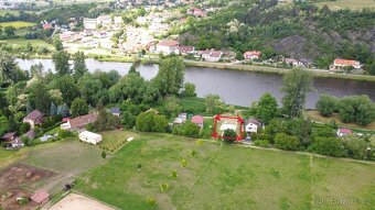 Pozemek 348 m2 ke stavbě rekreačního domku, v blízkosti řeky - 3
