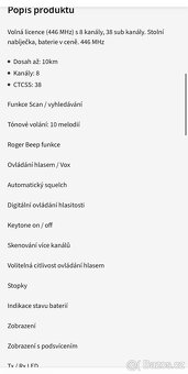 Sada vysílaček Topcom Twintalker 5010 - 3