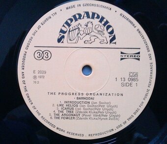 The Progress Organization – Barnodaj (LP) - 3