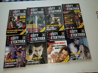 Krimi příběhy - Levné sešity detektivek - 20 ks - 3