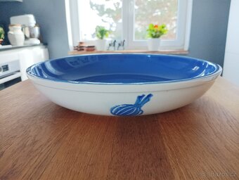 VELKÁ FAJÁNS MÍSA S CIBULOVÝM VZOREM FRANCIE - 3