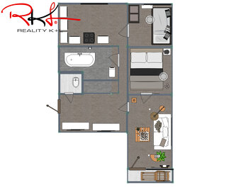 Prodej, byt po rekonstrukci, Lovosice - 3
