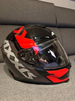 Integrální helma AXXIS EAGLE SV DIAGON Červená - 3