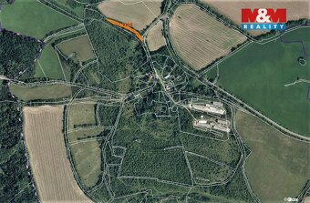 Prodej lesa, 1300 m², Konice u Mašťova - 3