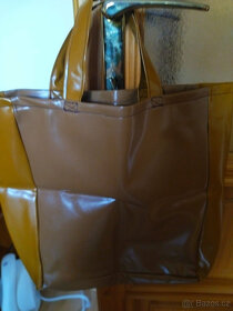 Retro tašky a kabelky, pánská kož. taška, peněženky - 3