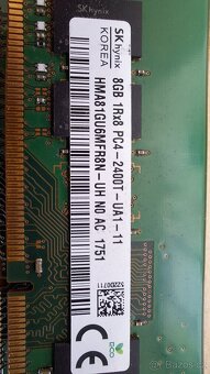 8GB moduly DDR 4 PC4-2400T - 3