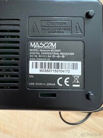 DVB-T přijímač MASCOM MC 550 T USB PVR - 3