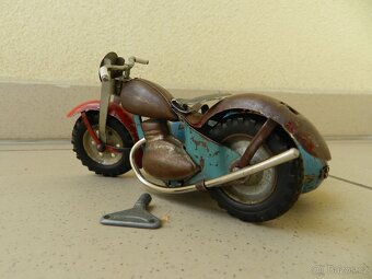 MOTORKA SE SAJTNOU - DRUKOV - 50 léta ČSSR - 3