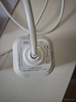Prodlužovací kabel - kostka 1,9 m / 4 zásuvky / bílý / PVC / - 3