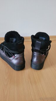 Tommy Hilfiger zimní boty Sněhule vel 38 Warm Lined Up Boot - 3
