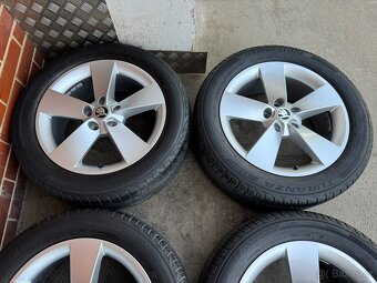 Alu 17" 5x112,škoda Ratikon, letní 70%, KaroQ, TOP - 3