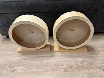2x Kolečko Epic Pet dřevěné L (28 cm) - 3