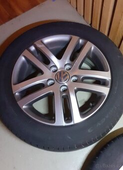Alu kola VW 5x112 r16 6,5j et50 pneu 205/55/16 - 3