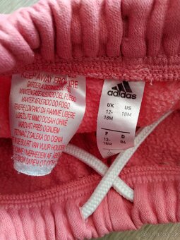 Adidas dámské dětské dívčí tepláčky velikost 86. - 3