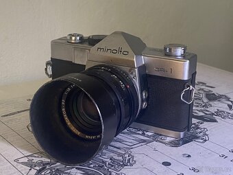 Minolta SR-1 + Minolta Auto Rokkor-PF 55mm f/1.8 + sluneční - 3