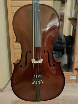 Violončelo Leonardo 4/4, 2 smyčce, obal Ritter, Dadario - 3