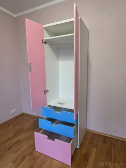 Dětská šatní skříň Stuva IKEA s šuplíky - 3