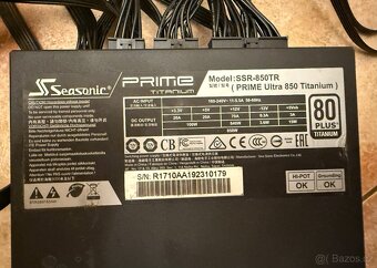 Seasonic PRIME Ultra 850 Titanium – 850W, modulární zdroj - 3