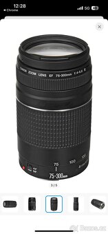Canon EF 75-300mm f/4.0 - 5.6 III Zoom - 3