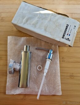 Dávkovač mýdla 200ml, nerez - 3