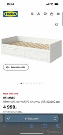 Rozkladaci postel IKEA Brimnes - 3