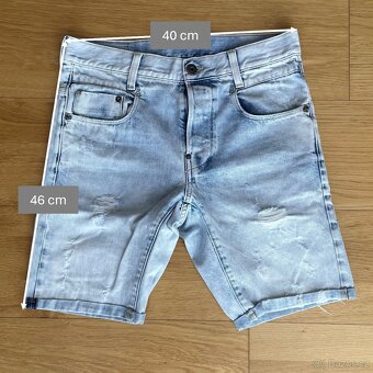 NOVÉ riflové krátké kalhoty kraťasy G-STAR NEW SLIM, vel.31 - 3