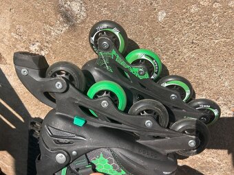 Dětské inline kolečkové brusle nastavitelné - 3