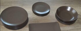 Hrnek miska talíř DINER hnědé Ikea - 3