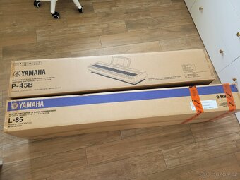 Yamaha P-45B + L-85 + pedál+sluchátka - 3