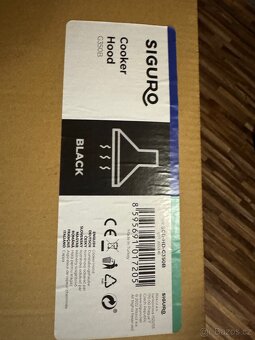 Digestoř Siguro HD-G35 – komínová, černá - 3