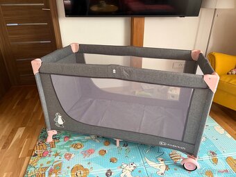 Cestovní postýlka Kinderkraft Joy Pink - 3