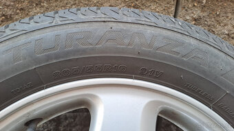Pneu 205/55 R16 + ALU kola Nissan Almera Tino 6,5x16 ET45 - 3