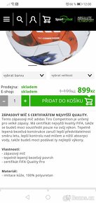 2 NOVÉ adidas TIRO competition vel. 5 - 3
