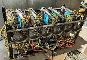 GPU rig miner - 6x AMD RX 6800XT - 3
