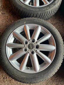 Originál ALU kola + zimní pneu MINI Cooper TPMS r16 - 3