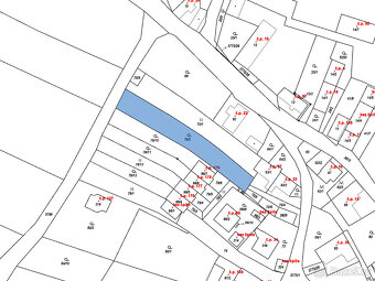 Prodej stavebního pozemku 1063 m2 v obci Bílov, okres Nový J - 3